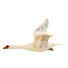 Flying Swan Wall Trio - Hand Felted Organic Wool