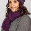 Noble Wilde Possum Merino Fringed Scarf Twilight