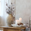 Frosty Winter Branch with Pine Cones - H92cm