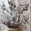 Frosty Winter Branch with Pine Cones - H92cm