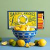 Giant Matches in Letterpress Printed Luxury Matchbox - Lemon