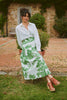 Giant Willow Green A-line Maxi Skirt - One Hundred Stars