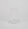 Clear Glass Cylinder Candle Holder Stand for Pillar Candle﻿