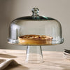 Recycled Glass Cake Stand and Dome