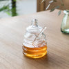 Recycled Glass Honey Pot and Dibber 