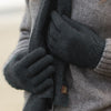 Noble Wilde Possum Merino Gloves Charcoal