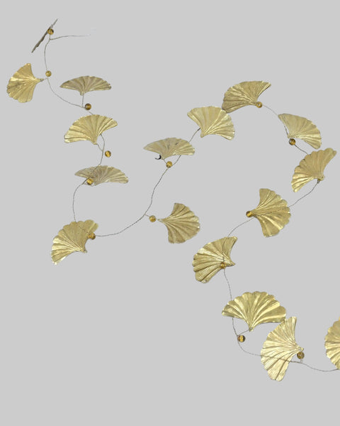 Gold Ginkgo Leaf Garland