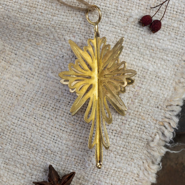 Gold Metal Star Decoration