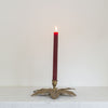 Golden Palm Candle Holder