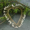 Golden Heart Decoration with Pearl Detail