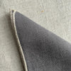 Pure Linen Napkin with Natural Overlocked Edge - Granite