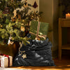 Cotton Velvet Christmas Sack - Dark Forest Green