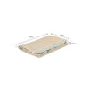 Stripe Edge Napkin - Set of Four - Rosemary