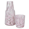 Pink Confetti Carafe and Tumbler Set
