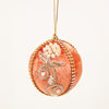 Federica Embelished Velvet Bauble - Peach