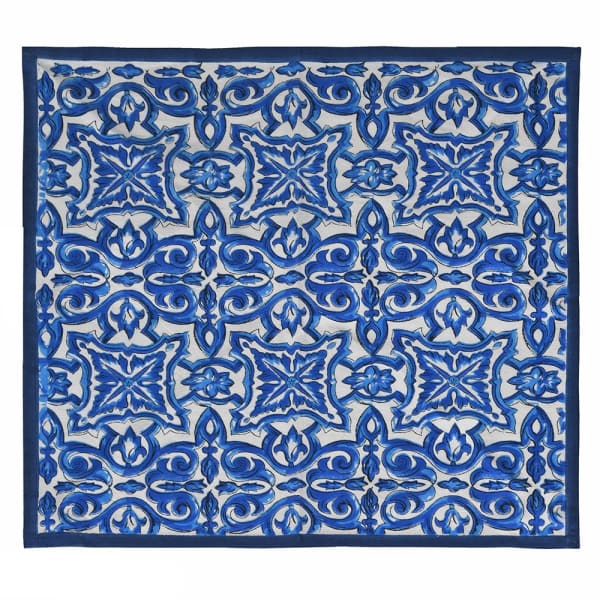 Hand Block Print Fira Tablecloth 226 x 160cm