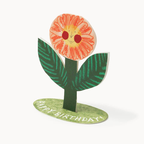 Hadley - Happy Birthday Flower Stand-Up Card