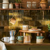 Half Glazed Mug - Rosemary - Set of Two