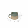 Half Glazed Mug - Rosemary - Set of Two