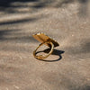 Hammered Gold Plated Ring