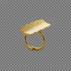 Hammered Gold Plated Ring