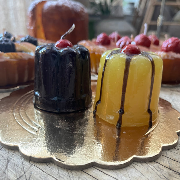 Handmade Mini Budino Cake Candle