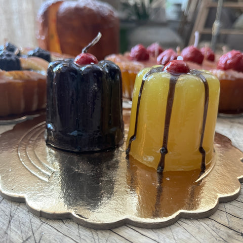 Handmade Mini Budino Cake Candle