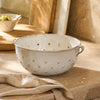 Handmade Rustic Stoneware Colander