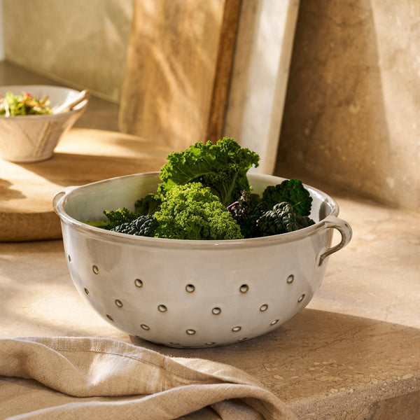Handmade Rustic Stoneware Colander