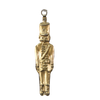Hanging Antique Gold Nutcracker Decoration