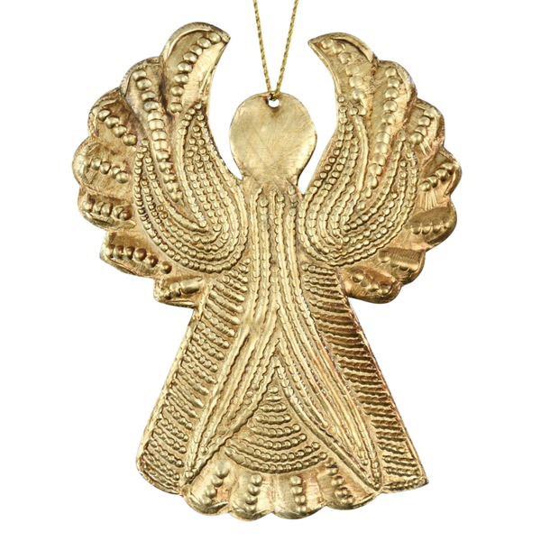 Hanging Gold Angel Decoration