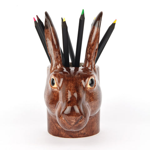 Hare Pencil Pot by Quail Ceramics