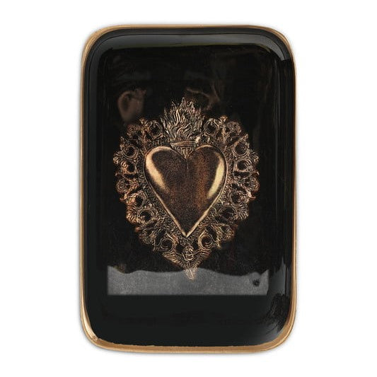 Enamelled Heart Maria Tray - Mini - Boncoeurs﻿