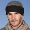 Noble Wilde Possum Merino Hiker Beanie Charcoal Pumice