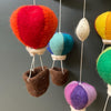 Handmade Felt Hot Air Balloon Mobile - Fairtrade