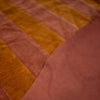 Saga Velvet Christmas Tree Skirt - Pink and Camel Stripe