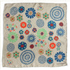 Hand-Printed Small Square Silk Scarf in Box - Shippo Beige