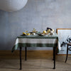 Vienna Green Stripe Linen Napkin - Set of Four