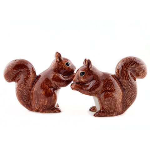Squirrel Salt & Pepper Shakers by Quail Ceramics