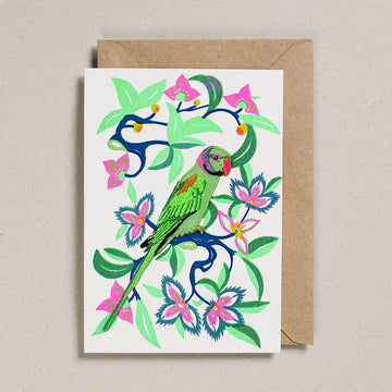 Iron On Patch Card - Parrot