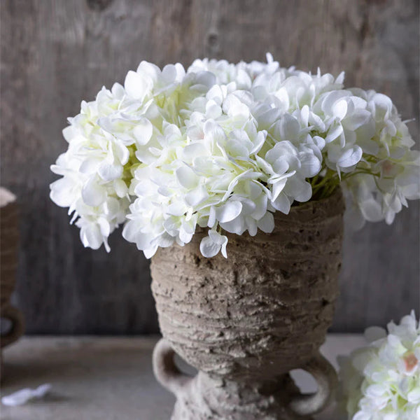 Faux White Hydrangea