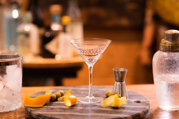 Pair of Martini Glasses - Two Style Options
