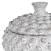 Rustic Bobble Ceramic Jar with Lid