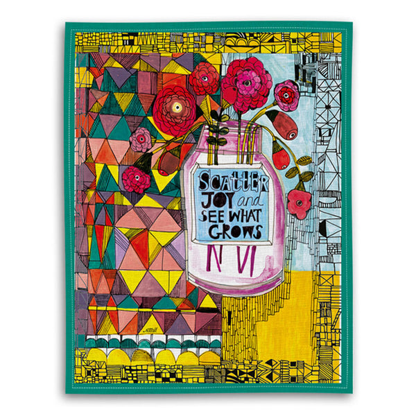 Avenida Home Linen Teatowel - Scatter Joy