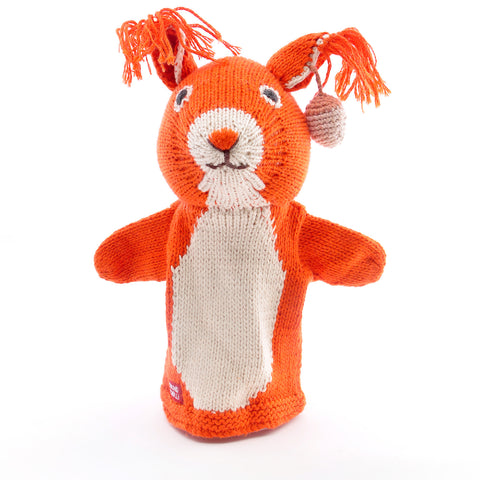 Organic Cotton Hand Puppet - Red Squirrel