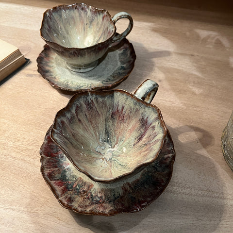 Handmade Amelie Tea Cup and Saucer