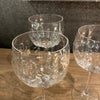 Large Dimpled Wine Gin Beer Glass - Set of Four