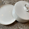 Stoneware Butter or Cheese Dish - Cream