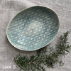 Wonki Ware Oval Bowl - Medium - Marine Lace