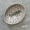 Wonki Ware Oval Bowl - Extra Small - Aubergine Lace